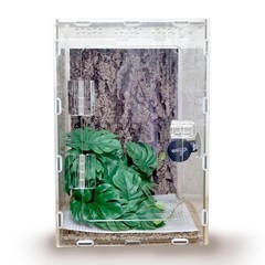 Jumping Spider Enclosure, 12x8x6 inch Large Acrylic Terrarium Reptile Enclosu…