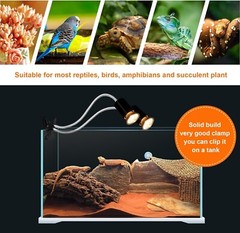 Durable Reptile Heat Lamp with Adjustable Brightness and Wide Compatibility