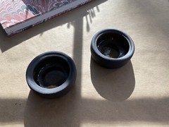 2 Reptile Food Dish Bowl, Worm Water Dish Small Lizard Gecko Ceramic Pet Bowl