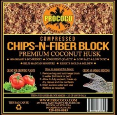 Prococo COCO PEAT – 4 PACK Coco Husk | Organic Coir – Reptile Plants soil