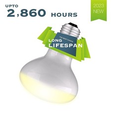 ReptiKing Reptile Heat Bulb Lamp, 2-Pack 75W Daylight 75W, White