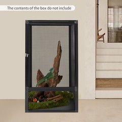 Enclosure, 17.7*17.7*31.5”, Reptile Pet Feeding Net Box