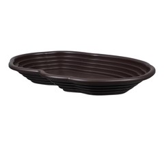 Reptile Feeding Dish Bathing Pool with Ramp for Turtle Large Water Bowl