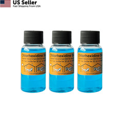 CAROLINACUSTOMCAGES 3 Refills of 32 oz Each, Chlorhexidine Solution 2%,…