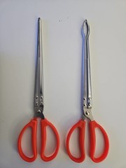 2 PCS Snake Feeding Tongs 15 Inch Extra Long Stainless Steel Reptile Feeding