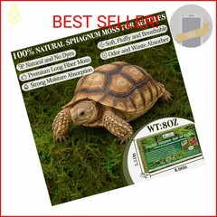 ZeeDix 8 OZ Premium Sphagnum Moss for Reptiles