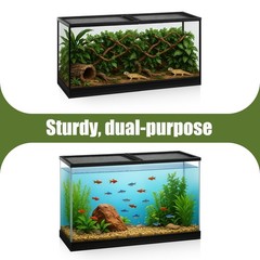 Landhoow 55 Gallon Screen Cover for Hinged Door Pet Reptile Terrarium Screen …