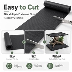 48″ x 24″ Reptile Terrarium Mat Liner for 4x2x2 120 Gallon Tank