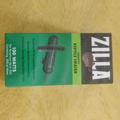 Zilla Aquatic Reptile Heater 100 Watt For Terrariums up to 40 Gallons NEW