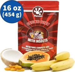 Pangea Fruit Mix with Insects Crested Gecko Complete Diet 1 Pound (Pack of 1)