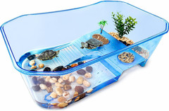 Turtle Tank Aquarium – Reptile Habitat, Turtle Habitat, Reptile Aquarium Tank fo
