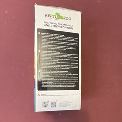 REPTI ZOO Switching Thermostat and Timer Control for Reptile Enclosures