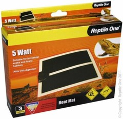 REPTILE ONE HEAT MAT PVC 5W 14 X 15cm 240V THERMAL SAFETY CUT OFF – AU STOCK !
