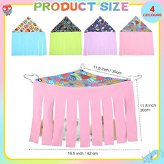 4 Pcs Guinea Pig Hideout Small Animal Corner Fleece Hideaway Cute Ferret Hammock
