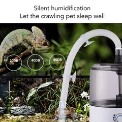 3.5L Reptile Humidifier Large Capacity 280mL/h Top Fill Fogger With Humidity