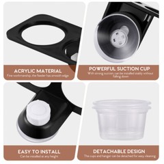 Reptile Water Dish Food Bowl Feeding Station for Crested Gecko Lizard Feeder