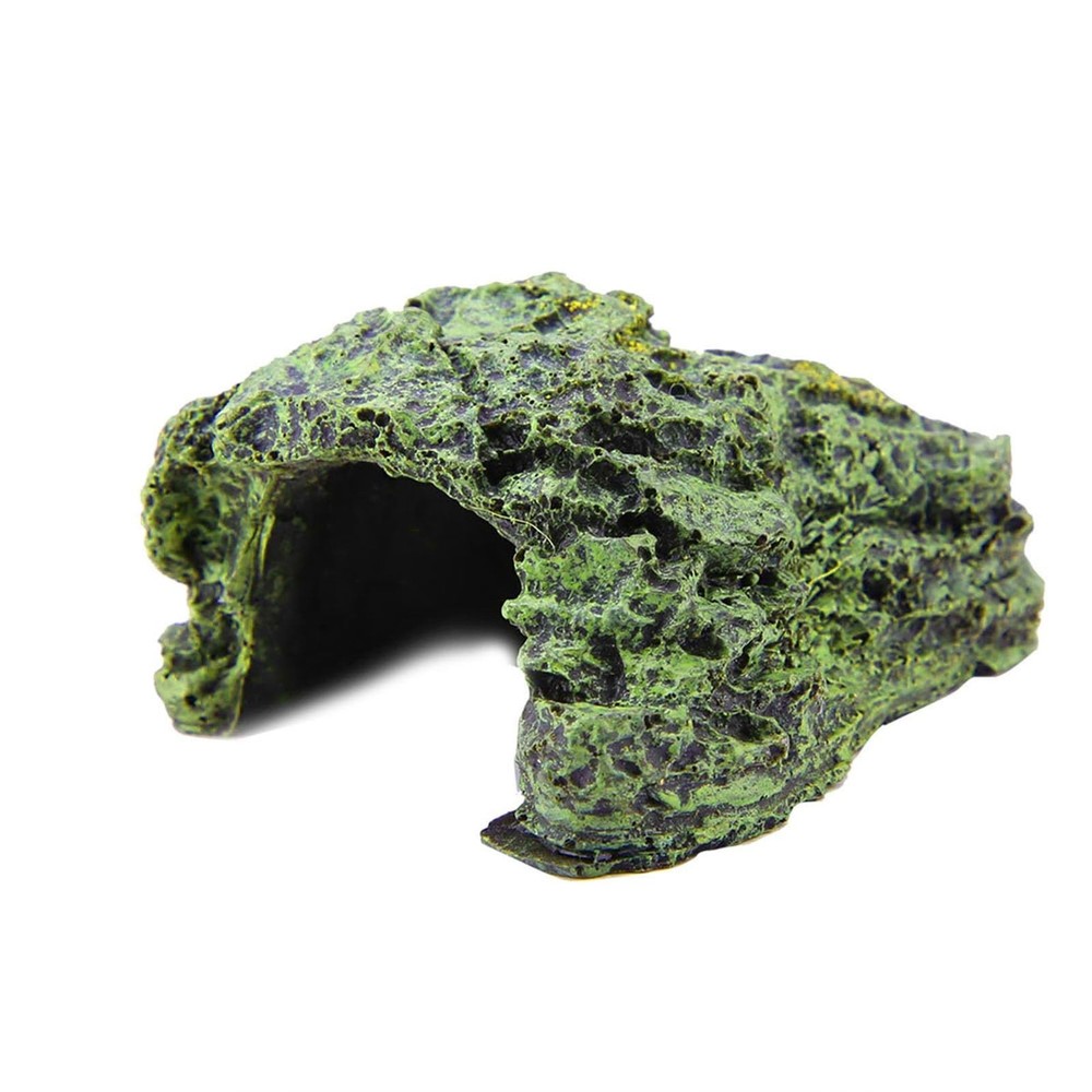 Tnfeeon Reptile Hiding, Reptile Box Shelter Terrarium Hideout Caves for Aquar…