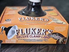 Fluker’s Deluxe Clamp Lamp with Switch for Reptiles 8.5″ 150W NIB