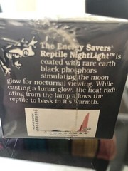75w Nocturnal Heat Lamp, NEW in box. Reptiles,Amphibians,mice Manufacture sealed
