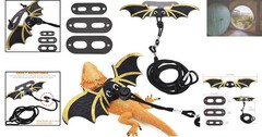 3-Pack Bearded Dragon Leashes & Harnesses – Soft, Lightweight & Durable