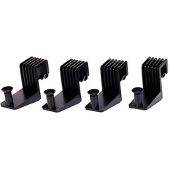 Reptology Turtle Topper Extender Clips – Safely Fits Tanks 19.5” Wide – Set of 4