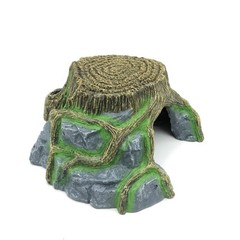 JIHAQUA Resin Large Turtle Tank Accessories Reptile Hideouts Cave Habitat Dec…