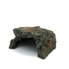 Reptile Rock Hide Cave 6.1″x7.6″x3.5″ for Lizards, Turtles, Fish – Secure