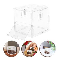 Animal Habitat Hatching Cage Reptile Feeding Terrarium Box Gecko Frog