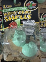 Zoo Med Glow in the Dark Hermit Crab Shells 10 Pack – Set of 2 (20 Shells Total)