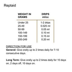 Amber Naturalz Organic Reptaid Reptile Immune System Health Support