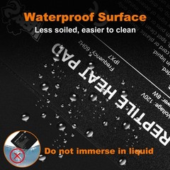 Reptile Heat Pad 6×8 Inch 8W Under Tank Terrarium Heating Mat Turtle Lizard
