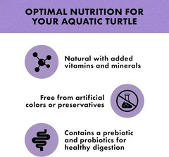 Pet Aquatic Turtle Sticks, Natural with Added Vitamins and Minerals, Nutrient-Ri
