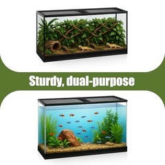 Landhoow 60-75 Gallon Reptile Terrarium Screen Cover with Hinged Door