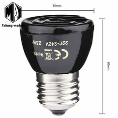 Infrared Ceramic Emitter Heat Lamp for Reptile Pet Brooder Light Bulb hot A2TM
