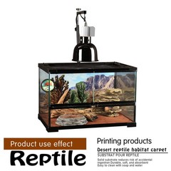 MCLANZOO 2PCS Reptile Carpet 20 Gallon, Pet Terrarium Liner, 30in*12in