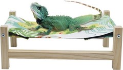 Bearded Dragon Bed Wooden Reptile Sleeping Hammock Bearded Dragon Tank