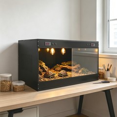 Reptile Tank Reptile Enclosure Reptile Terrarium w/ Temperature Controller