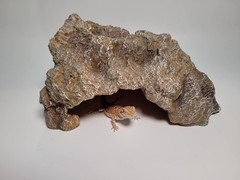 Reptile Hide Cave Resin Rock Habitat Decor Simulated Rock Hideout Amphibian