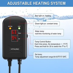 HiTauing Aquarium Heater, 300W Fish Tank Heater with LED Digital Display & 5 …