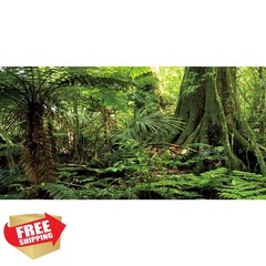 AWERT Forest Terrarium Background 72×24 Stone Green Tree Reptile