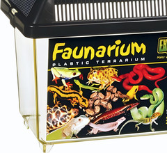 Faunarium Small PT2255 – Plastic Reptile Terrarium and Transport Container for L