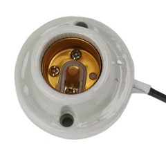 Heat Lamp Holder Professional Ceramics For Reptile Enclosures Easy To Use