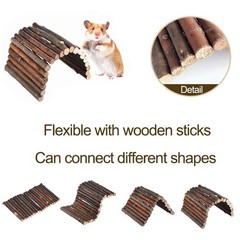 Pet Hammock Hamster Hanging Toy, 5 Piece Set House Hanging Bed Cage Toys for …