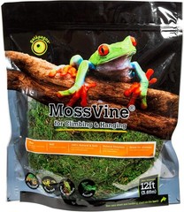 Galpagos Moss Vine 12FT Real Moss for Reptile Tank Decoration Green