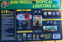 Zoo Med Tropical UVB & Heat Lighting Kit Brand New W/ Bulbs