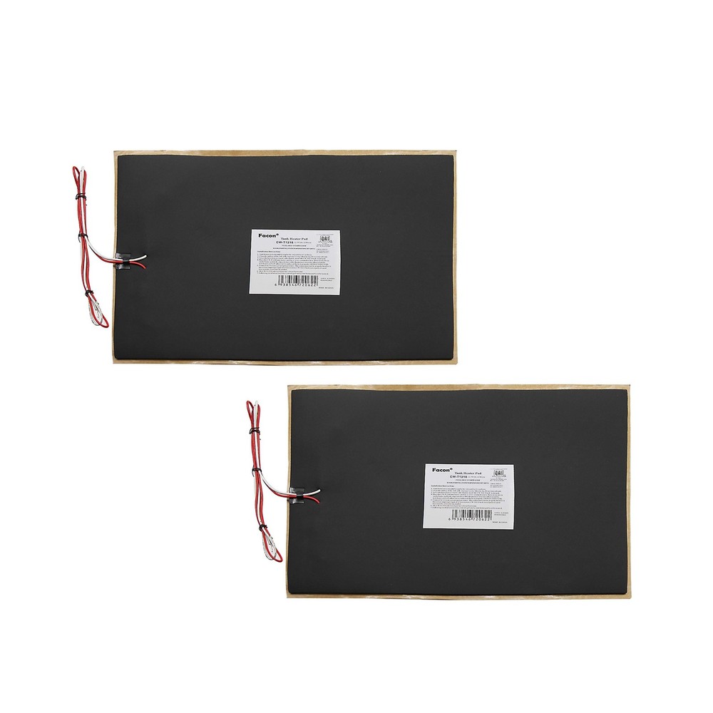 Facon 12″ x 18″12V RV Tank Heater Pad with Thermostat – 2Pack, 12Volts Heatin…