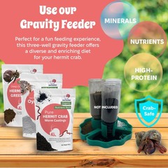 Hermit Crab Supplement Bundle – Greensand, Oyster Shell Powder and Worm Casti…