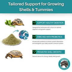 Baby Sulcata Food Powder with Calcium – Scientifically Formulated Diet for He…