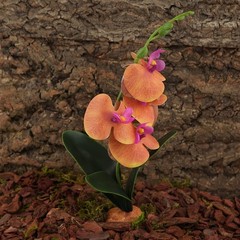 Artificial Orchids Plants, Reptile Terrarium Decor, Bearded Dragon Tank Acces…