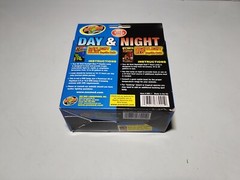 Zoo Med Blue Daylight & Red Nightlight Reptile Heat Light Bulb Combo Pack 60w